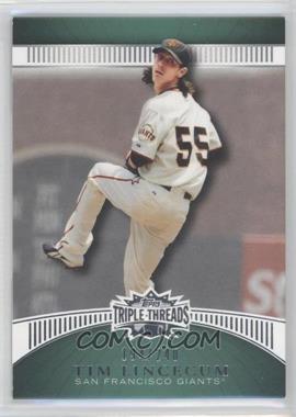 2010 Topps Triple Threads - [Base] - Emerald #89 - Tim Lincecum /240