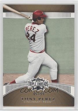 2010 Topps Triple Threads - [Base] - Gold #10 - Tony Perez /99