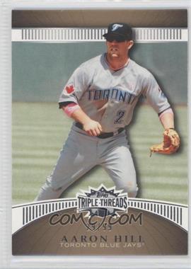 2010 Topps Triple Threads - [Base] - Gold #110 - Aaron Hill /99