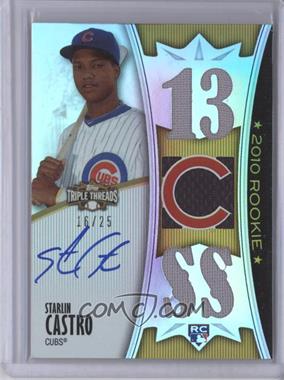 2010 Topps Triple Threads - [Base] - Gold #147 - Rising Stars - Starlin Castro /25