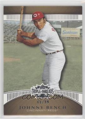 2010 Topps Triple Threads - [Base] - Gold #26 - Johnny Bench /99