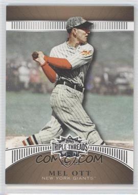 2010 Topps Triple Threads - [Base] - Gold #81 - Mel Ott /99