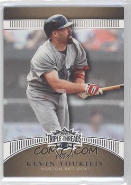 2010 Topps Triple Threads - [Base] - Gold #91 - Kevin Youkilis /99