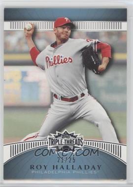 2010 Topps Triple Threads - [Base] - Sapphire #6 - Roy Halladay /25