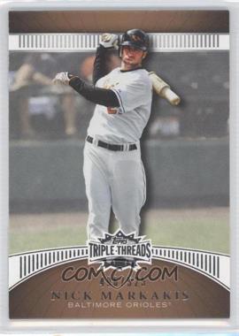 2010 Topps Triple Threads - [Base] - Sepia #100 - Nick Markakis /525