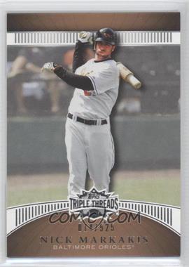 2010 Topps Triple Threads - [Base] - Sepia #100 - Nick Markakis /525