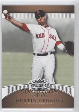 2010 Topps Triple Threads - [Base] - Sepia #13 - Dustin Pedroia /525