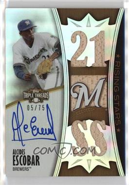 2010 Topps Triple Threads - [Base] - Sepia #135 - Rising Stars - Alcides Escobar /75