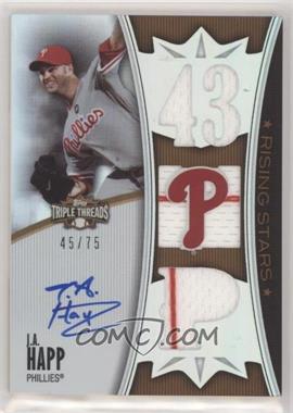 2010 Topps Triple Threads - [Base] - Sepia #148 - Rising Stars - J.A. Happ /75 [EX to NM]