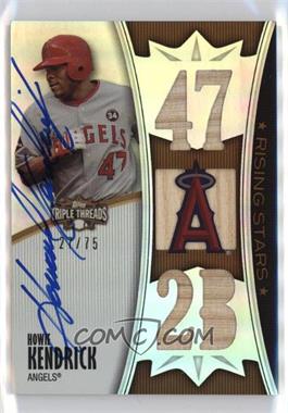 2010 Topps Triple Threads - [Base] - Sepia #159 - Rising Stars - Howie Kendrick /75 [EX to NM]