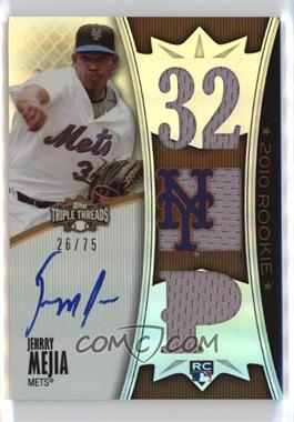 2010 Topps Triple Threads - [Base] - Sepia #162 - Rising Stars - Jenrry Mejia /75