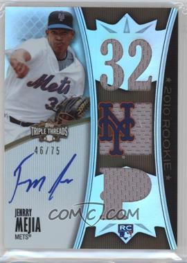 2010 Topps Triple Threads - [Base] - Sepia #162 - Rising Stars - Jenrry Mejia /75