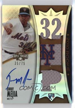 2010 Topps Triple Threads - [Base] - Sepia #162 - Rising Stars - Jenrry Mejia /75