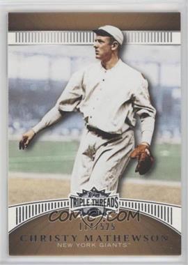 2010 Topps Triple Threads - [Base] - Sepia #25 - Christy Mathewson /525