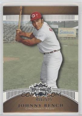 2010 Topps Triple Threads - [Base] - Sepia #26 - Johnny Bench /525