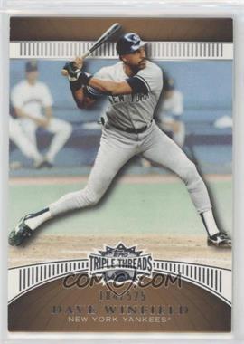 2010 Topps Triple Threads - [Base] - Sepia #46 - Dave Winfield /525