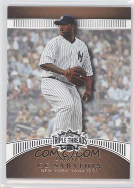 2010 Topps Triple Threads - [Base] - Sepia #50 - CC Sabathia /525