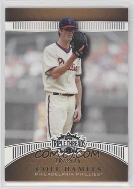 2010 Topps Triple Threads - [Base] - Sepia #52 - Cole Hamels /525