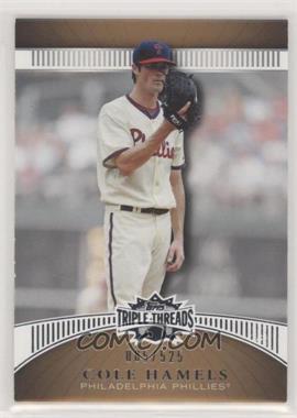 2010 Topps Triple Threads - [Base] - Sepia #52 - Cole Hamels /525