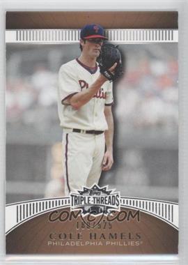 2010 Topps Triple Threads - [Base] - Sepia #52 - Cole Hamels /525