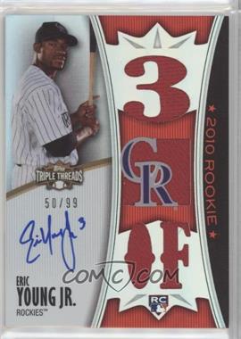 2010 Topps Triple Threads - [Base] #169 - Rising Stars - Eric Young Jr. /99