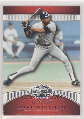 2010 Topps Triple Threads - [Base] #46 - Dave Winfield /1350