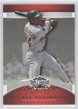 2010 Topps Triple Threads - [Base] #93 - Rickey Henderson /1350