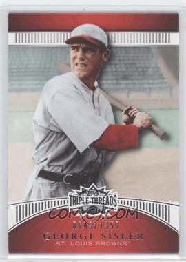 2010 Topps Triple Threads - [Base] #99 - George Sisler /1350