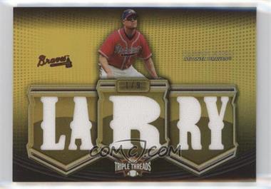 2010 Topps Triple Threads - Relics - Gold #TTR-91 - Chipper Jones /9