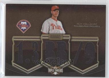 2010 Topps Triple Threads - Relics - Sepia #TTR-120 - Roy Halladay /27
