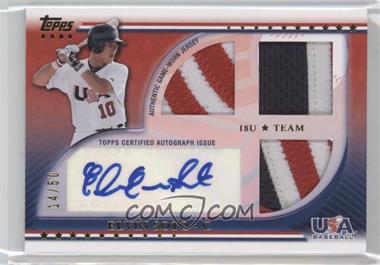 2010 Topps USA Baseball Team - Autograph Relics - Patches #USAAR-ES - Elvin Soto /50