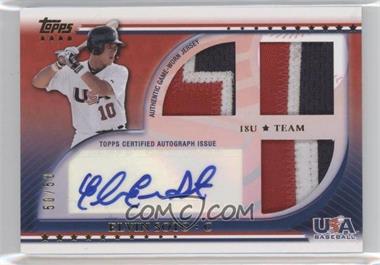 2010 Topps USA Baseball Team - Autograph Relics - Patches #USAAR-ES - Elvin Soto /50