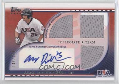 2010 Topps USA Baseball Team - Autograph Relics #USAAR-AD - Alex Dickerson /219