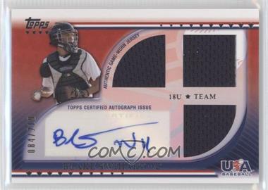 2010 Topps USA Baseball Team - Autograph Relics #USAAR-BSW - Blake Swihart /219