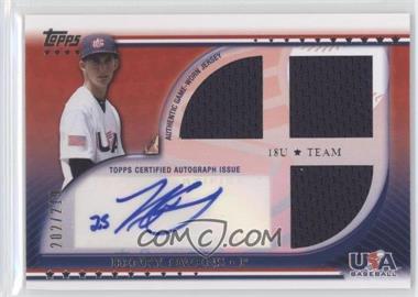 2010 Topps USA Baseball Team - Autograph Relics #USAAR-HO - Henry Owens /219