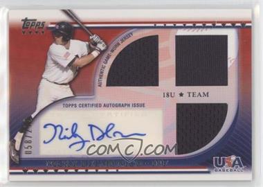 2010 Topps USA Baseball Team - Autograph Relics #USAAR-ND - Nicky Delmonico /219