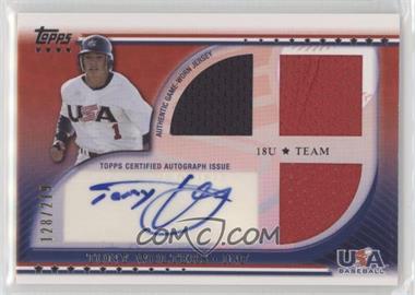 2010 Topps USA Baseball Team - Autograph Relics #USAAR-TW - Tony Wolters /219