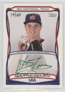 2010 Topps USA Baseball Team - Autographs - Green Ink #A-TBD.19 - Nick Travieso /25