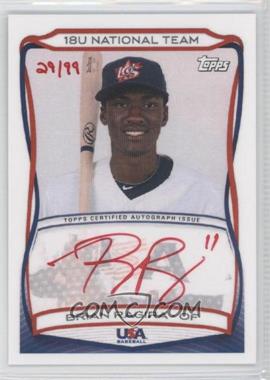 2010 Topps USA Baseball Team - Autographs - Red Ink #A-4 - Brian Ragira /99