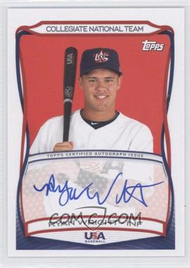 2010 Topps USA Baseball Team - Autographs #A-42 - Ryan Wright