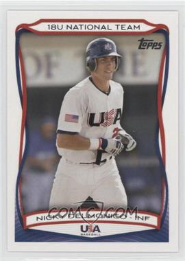 2010 Topps USA Baseball Team - [Base] #USA-3 - Nicky Delmonico