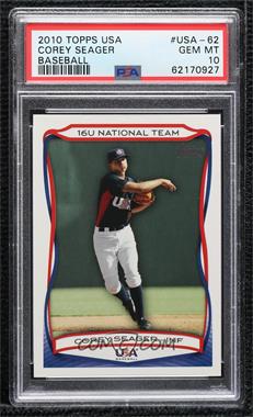 2010 Topps USA Baseball Team - [Base] #USA-62 - Corey Seager [PSA 10 GEM MT]