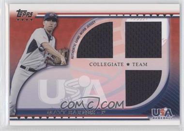 2010 Topps USA Baseball Team - Relics #USAR-MB - Matt Barnes