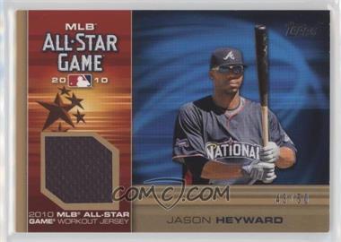 2010 Topps Update Series - All-Star Stitches Relics - Gold #AS-JHE - Jason Heyward /50 [Noted]