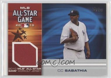2010 Topps Update Series - All-Star Stitches Relics #AS-CCS - CC Sabathia