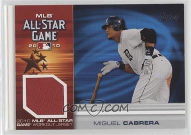 2010 Topps Update Series - All-Star Stitches Relics #AS-MC - Miguel Cabrera