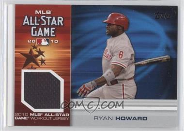 2010 Topps Update Series - All-Star Stitches Relics #AS-RHO - Ryan Howard