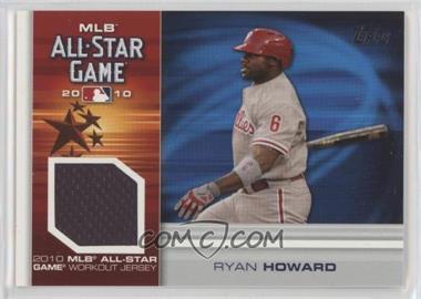 2010 Topps Update Series - All-Star Stitches Relics #AS-RHO - Ryan Howard