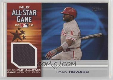 2010 Topps Update Series - All-Star Stitches Relics #AS-RHO - Ryan Howard
