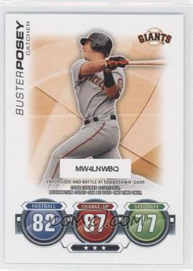 2010 Topps Update Series - Attax Code Cards #_BUPO - Buster Posey